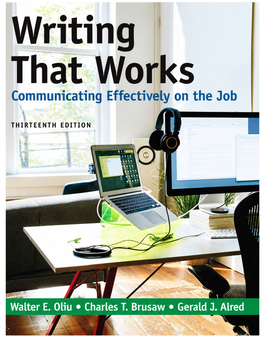 Writing That Works Communicate Effectively on the Job 13th Edition